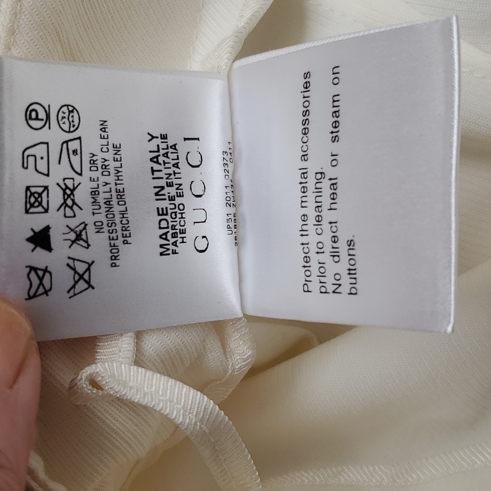 NWT Gucci pants, cream, seize 40, NWT - Picture 6 of 15